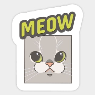 MEOW Sticker